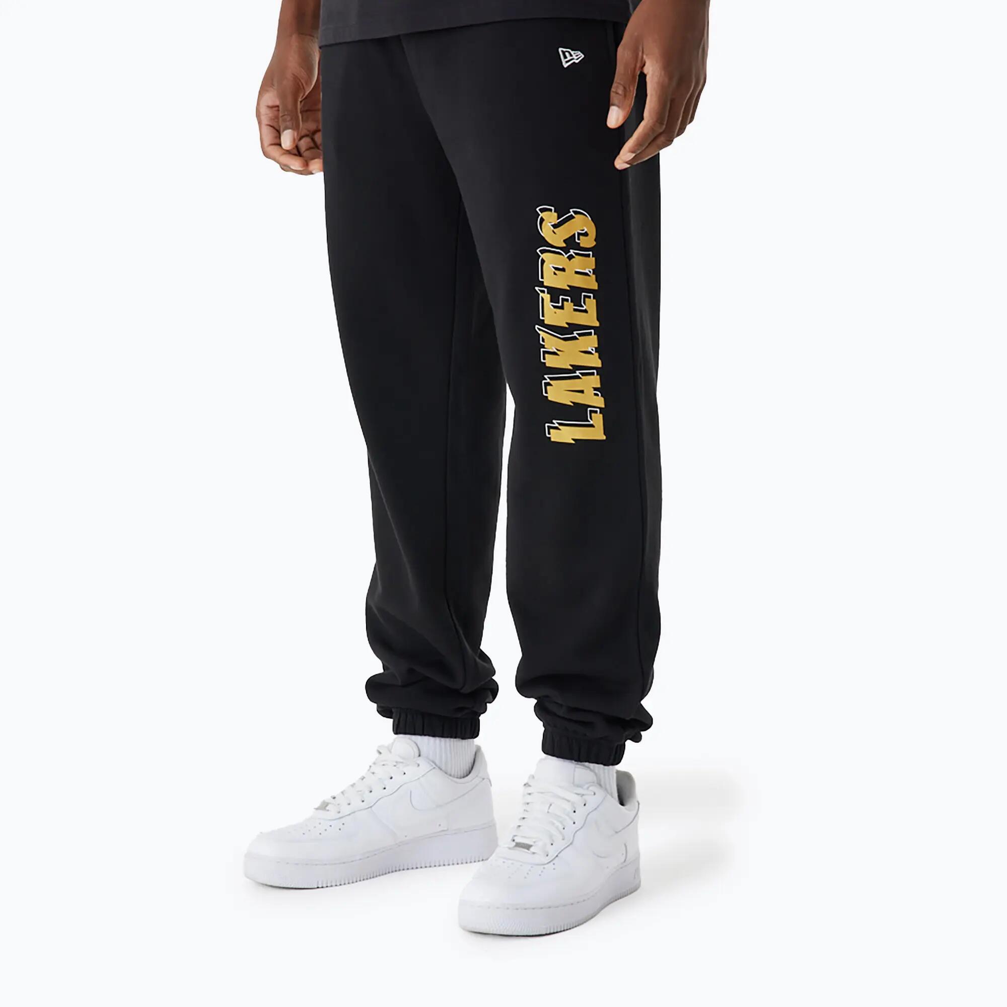 Pantaloni pentru bărbați New Era NBA Team Script Jogger Los Angeles Lakers 2/5