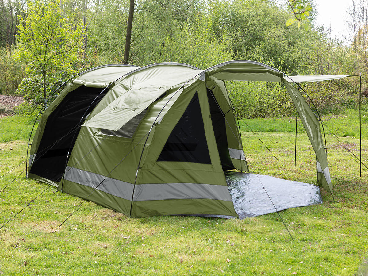 Tunnelzelt Kambo 4 - Campingzelt 4 Personen - 1x dunkle Kabine - Outdoor 2/8