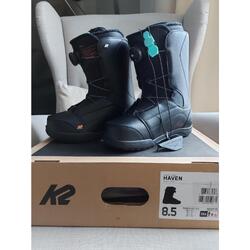 C2C - K2 Bottes de snowboard NEUVES pour femmes Haven Black 8.5