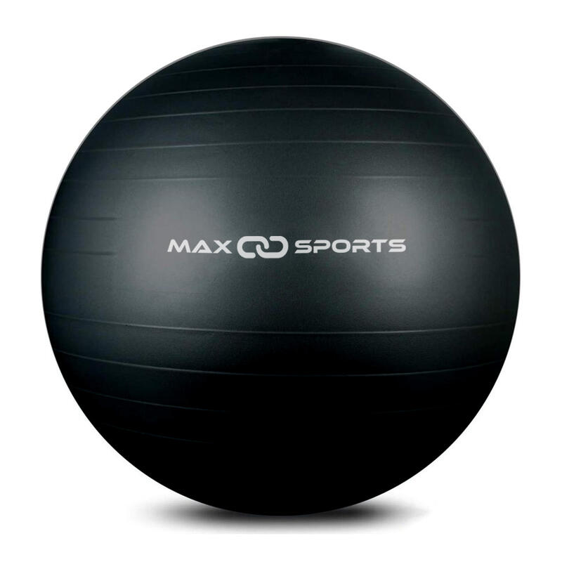 Pelota Fitness Gigante Max Sports Sena 85 cm Negra