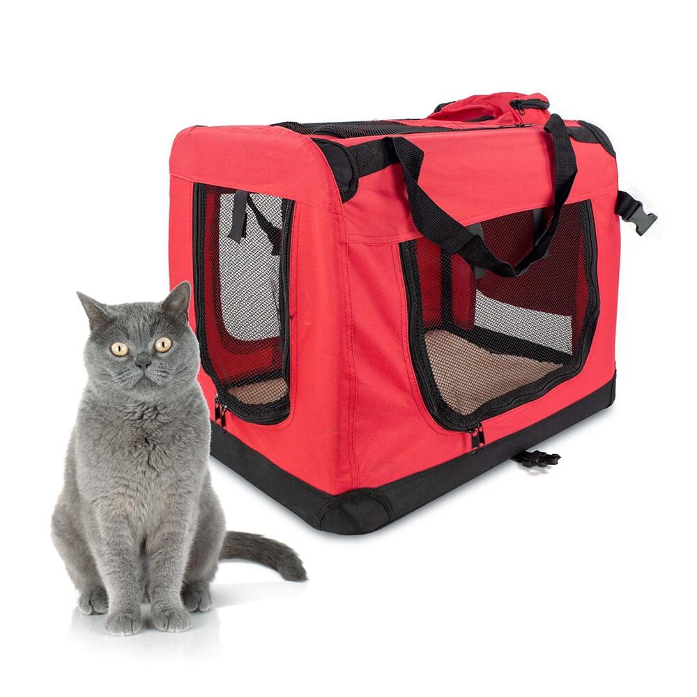 Porta-animais para cães e gatos porta-animais portátil e respirável
