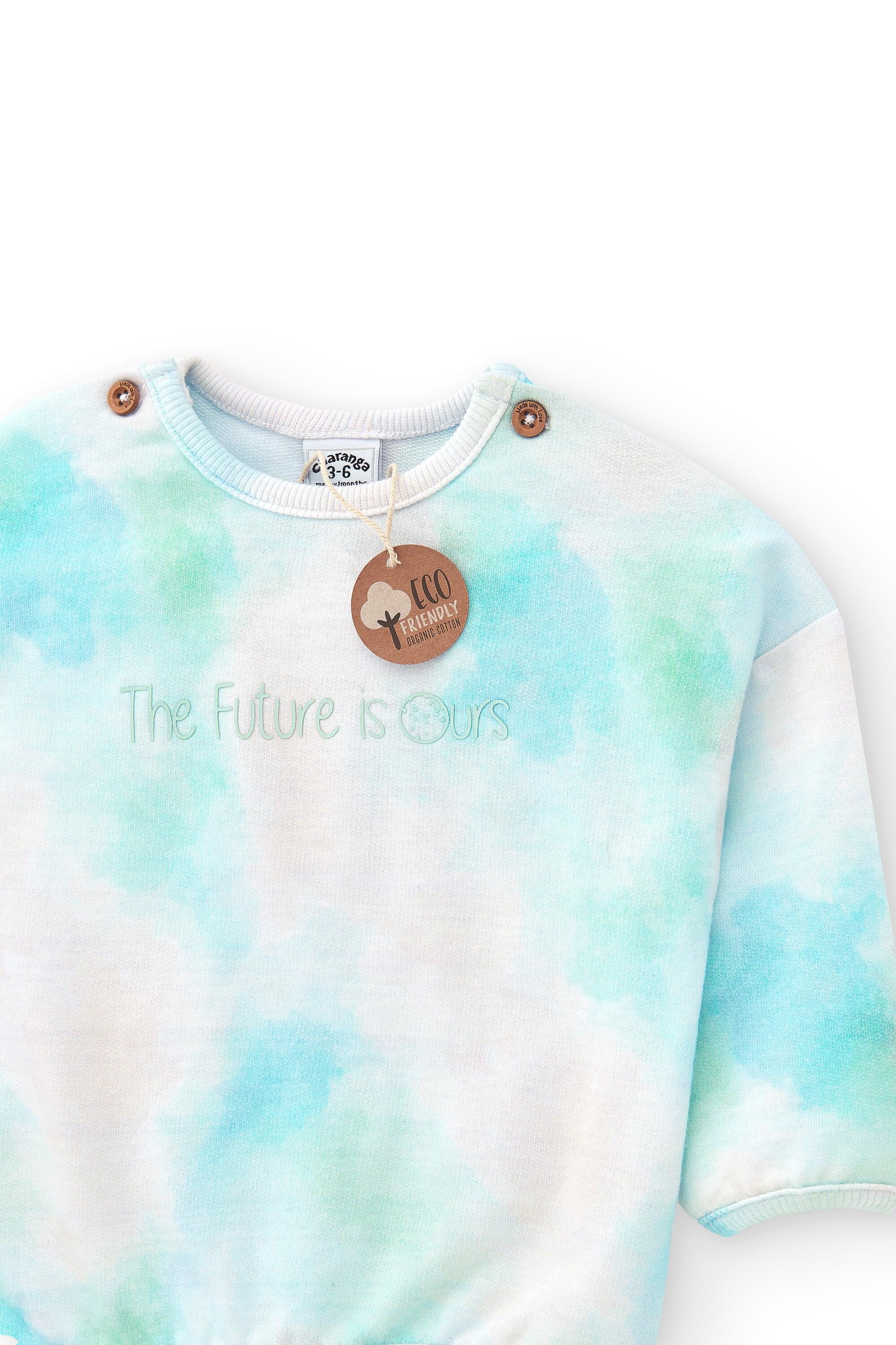 Sudadera de recién nacido estampado tie dye 4/5