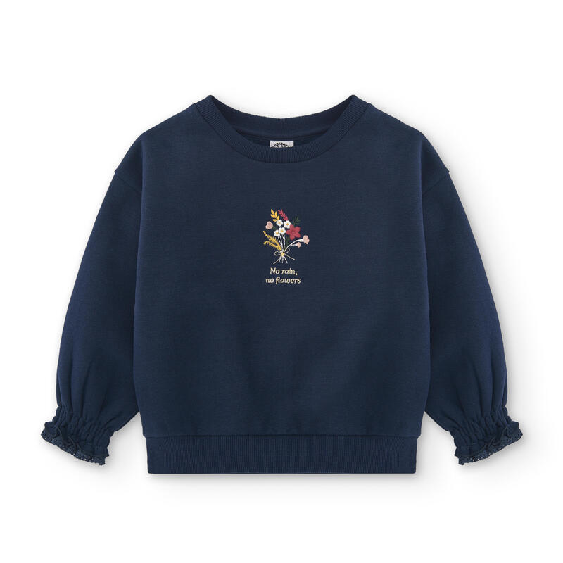 Sudadera Niños Charanga azul marino bordado