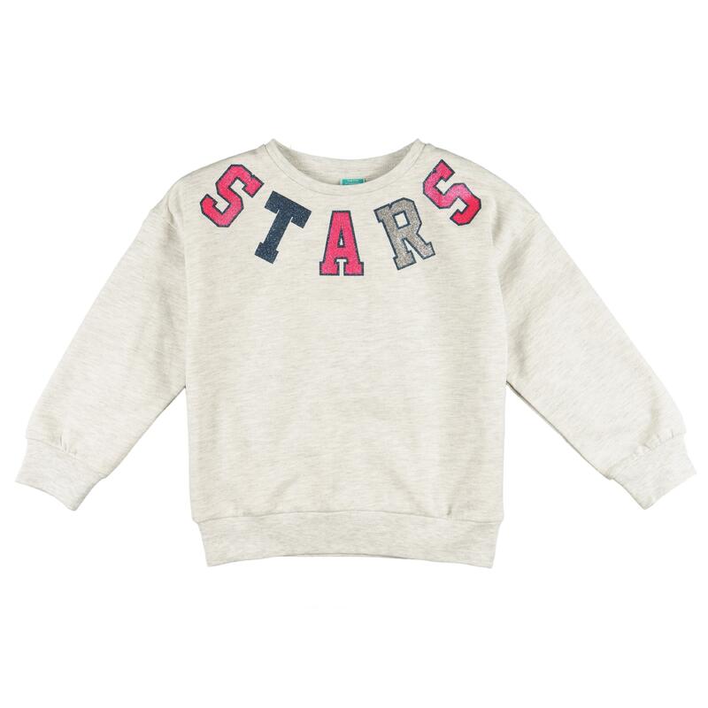 Sudadera Niños Charanga beige stars