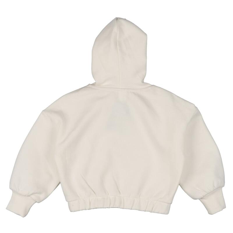 Sudadera Niña capucha Charanga blanca