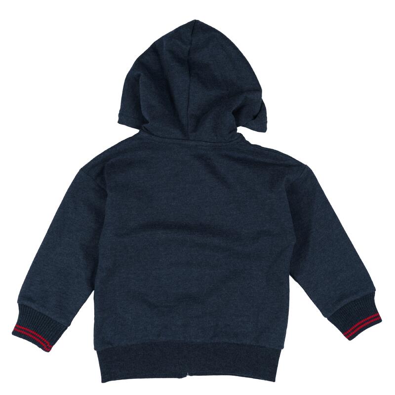 Sudadera Niños cremallera capucha Charanga azul marino