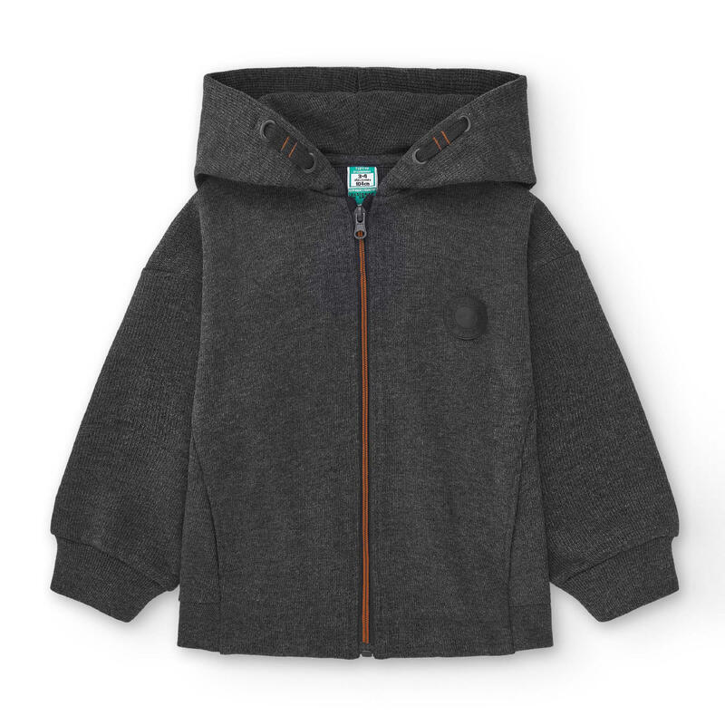 Sudadera Niños capucha Charanga gris oscuro