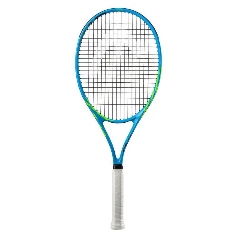 Tennisschläger "Spark Elite" Damen und Herren Blau/Grün/Weiß