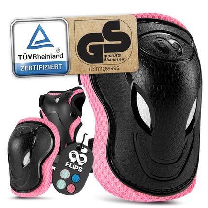 Schützer Set Protektoren Kinder Skateboard TÜV 3-er Schoner Set Inliner Skating