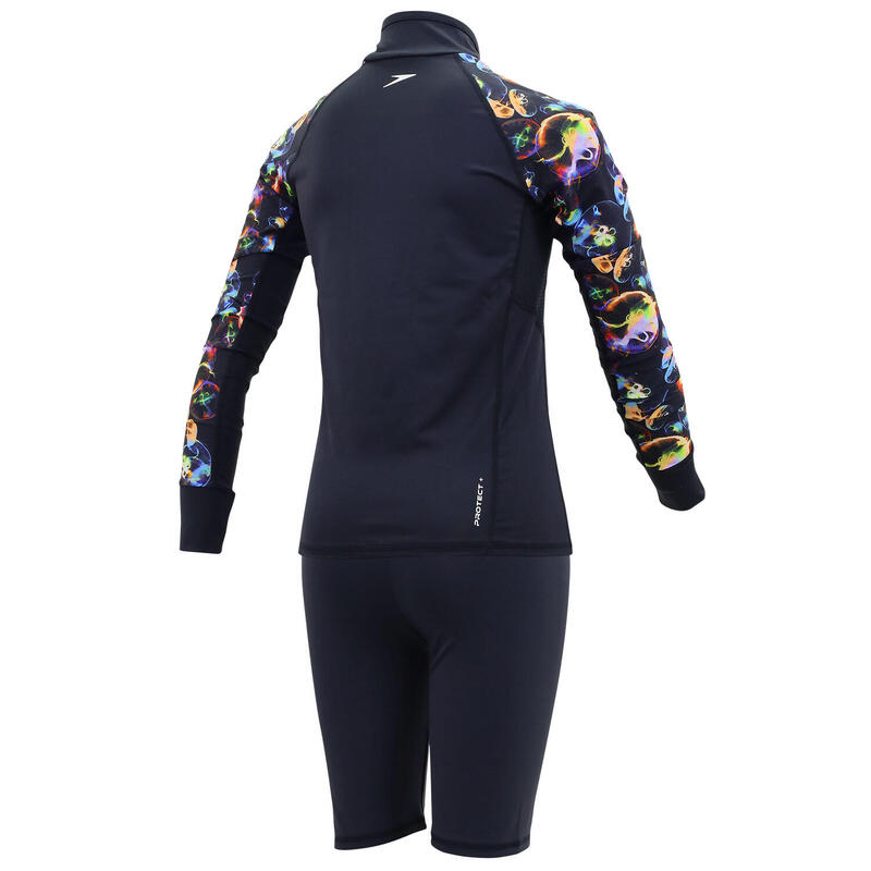 Deluxe Junior Long Sleeve Breathable Water Activity Set - Black