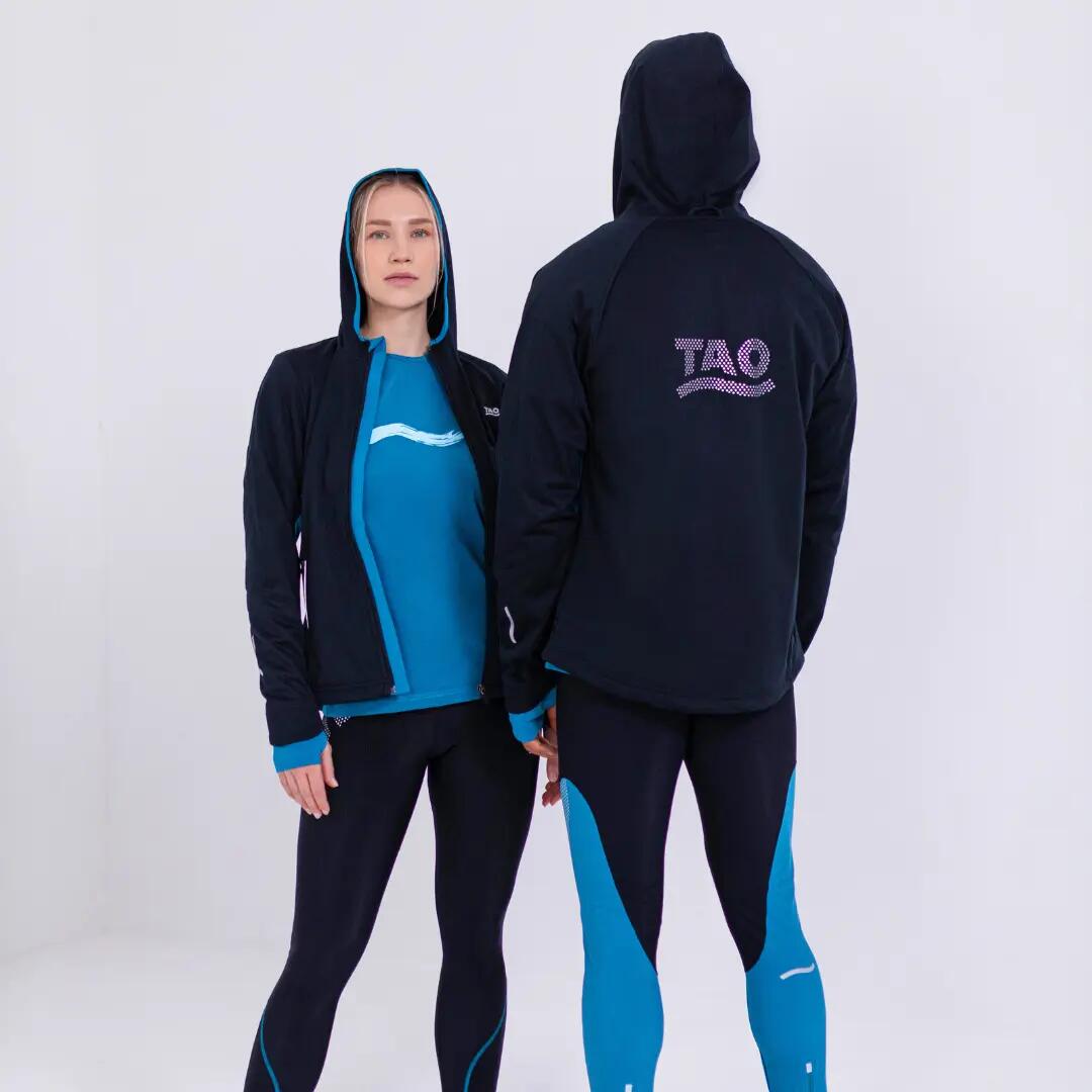 Damen Bjarka Warme und wasserdichte Laufjacke mit Kapuze 6/7