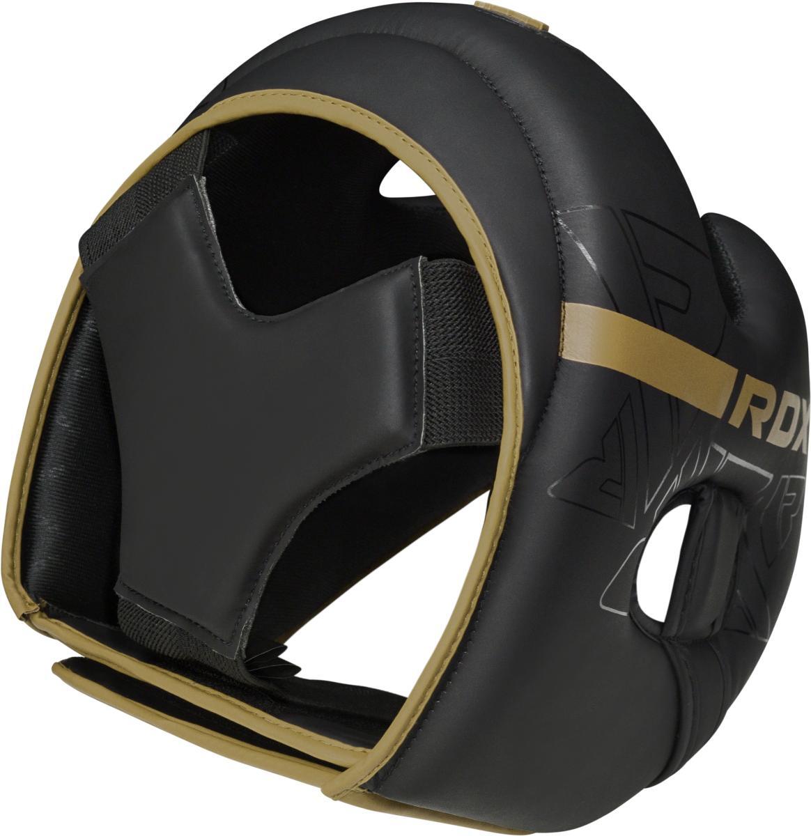 Casque de boxe F6 KARA – Or mat – S 5/7