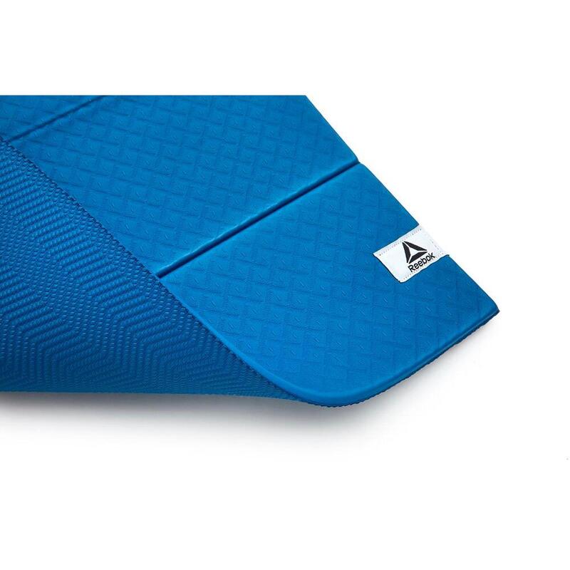 折叠瑜伽墊6MM - 藍色