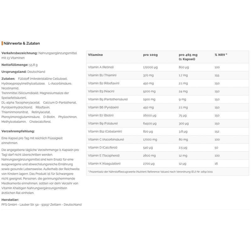 TNT Vitamin Complex (120 Kapseln)