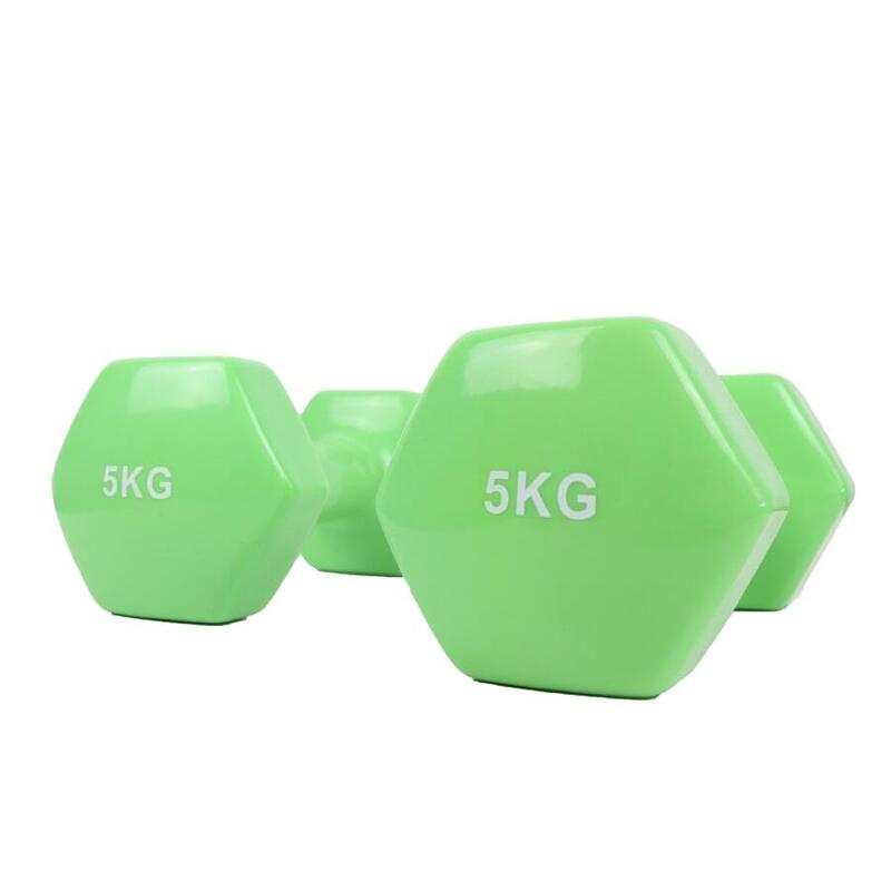 Par De Mancuernas De Colores 5kg Viok Sport