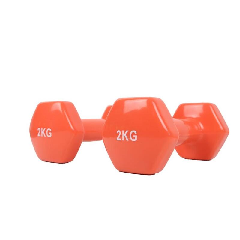 Par De Mancuernas De Colores 2kg Viok Sport