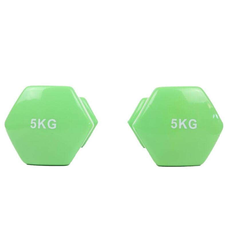 Par De Mancuernas De Colores 5kg Viok Sport