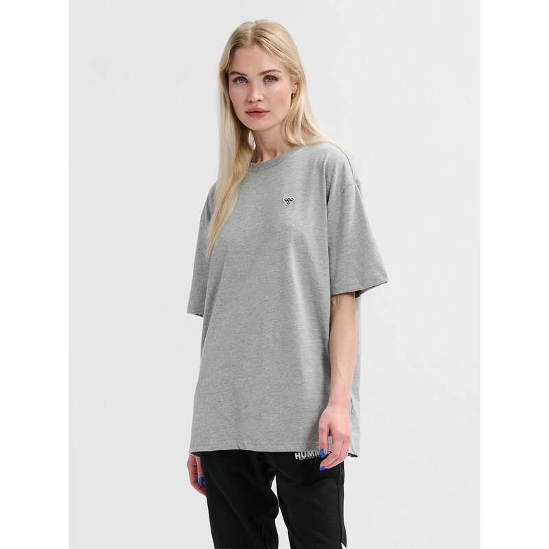 Instap T-Shirt Hmlloose Unisex Volwassene HUMMEL