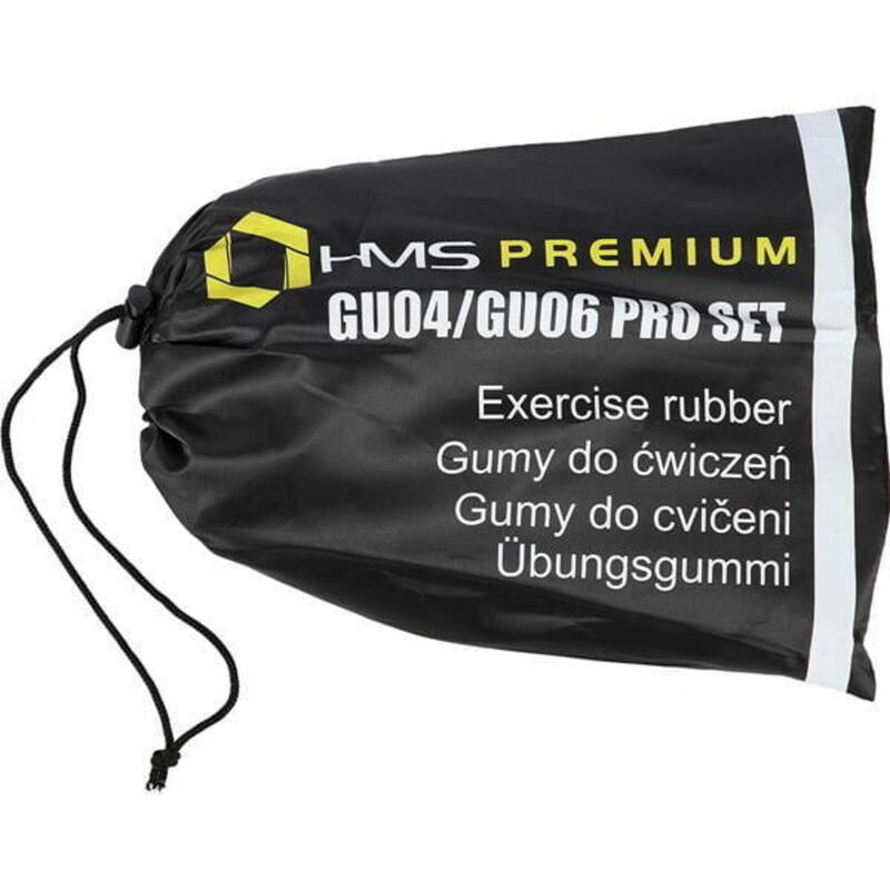 Zestaw gum do ćwiczeń HMS GU04 GU06 PRO SET