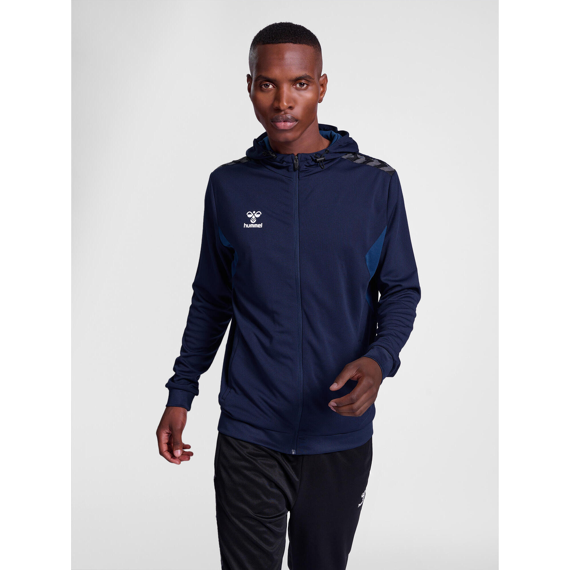Hummel - Fermeture Éclair Zip Combinaison Hmlauthentic Homme Hummel - Sweat-shirt - Bleu - 56 3xl - Decathlon