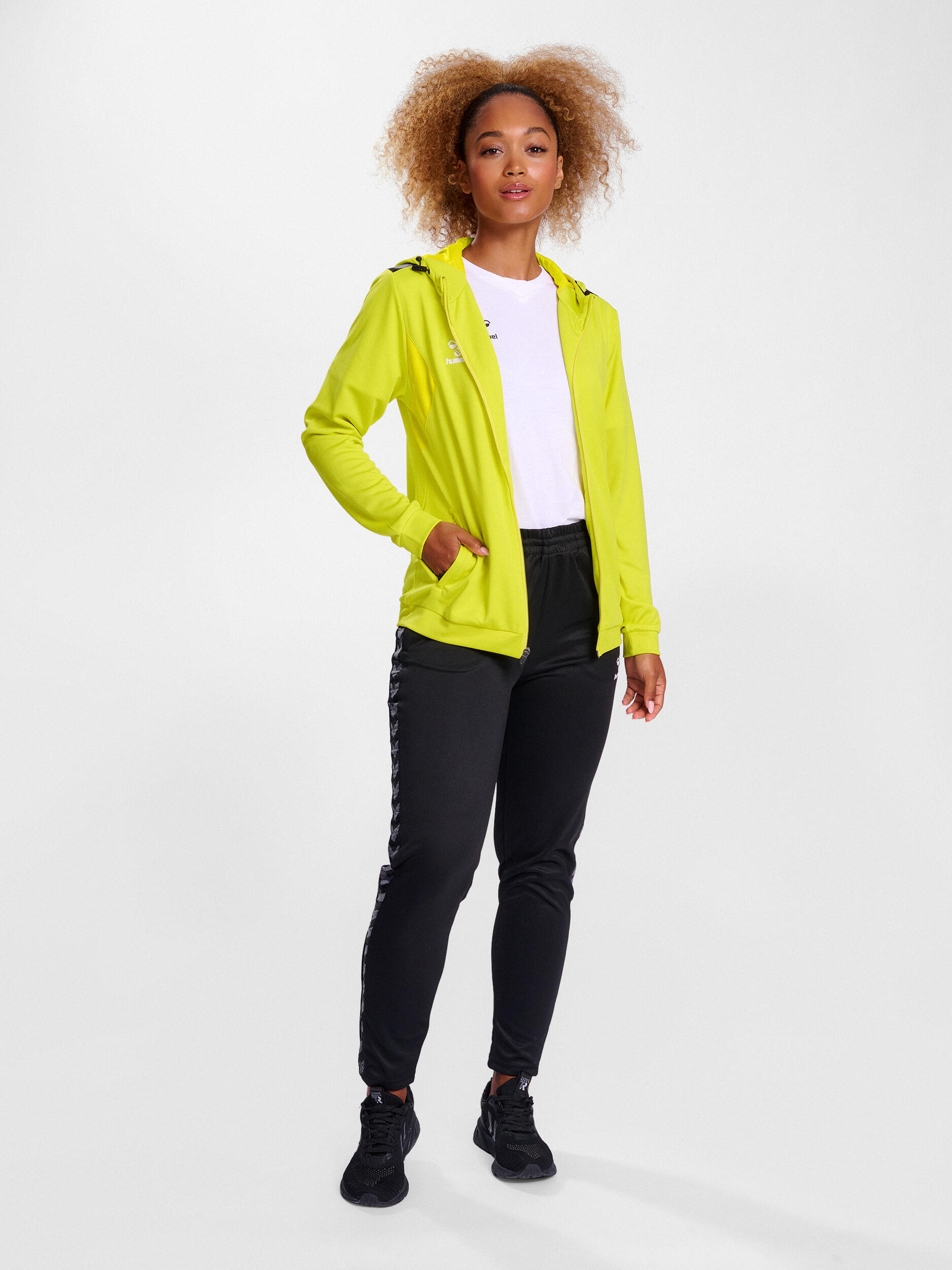 Sweatjacke mit Kapuze und Reißverschluss Polyester Damen Hummel Authentic 2/7