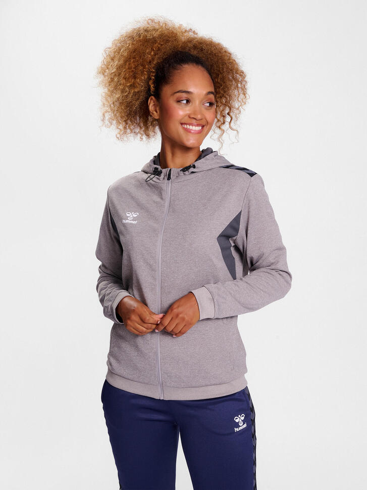 Bluza damska sportowa Hummel Authentic Poly Zip Hoodie Woman