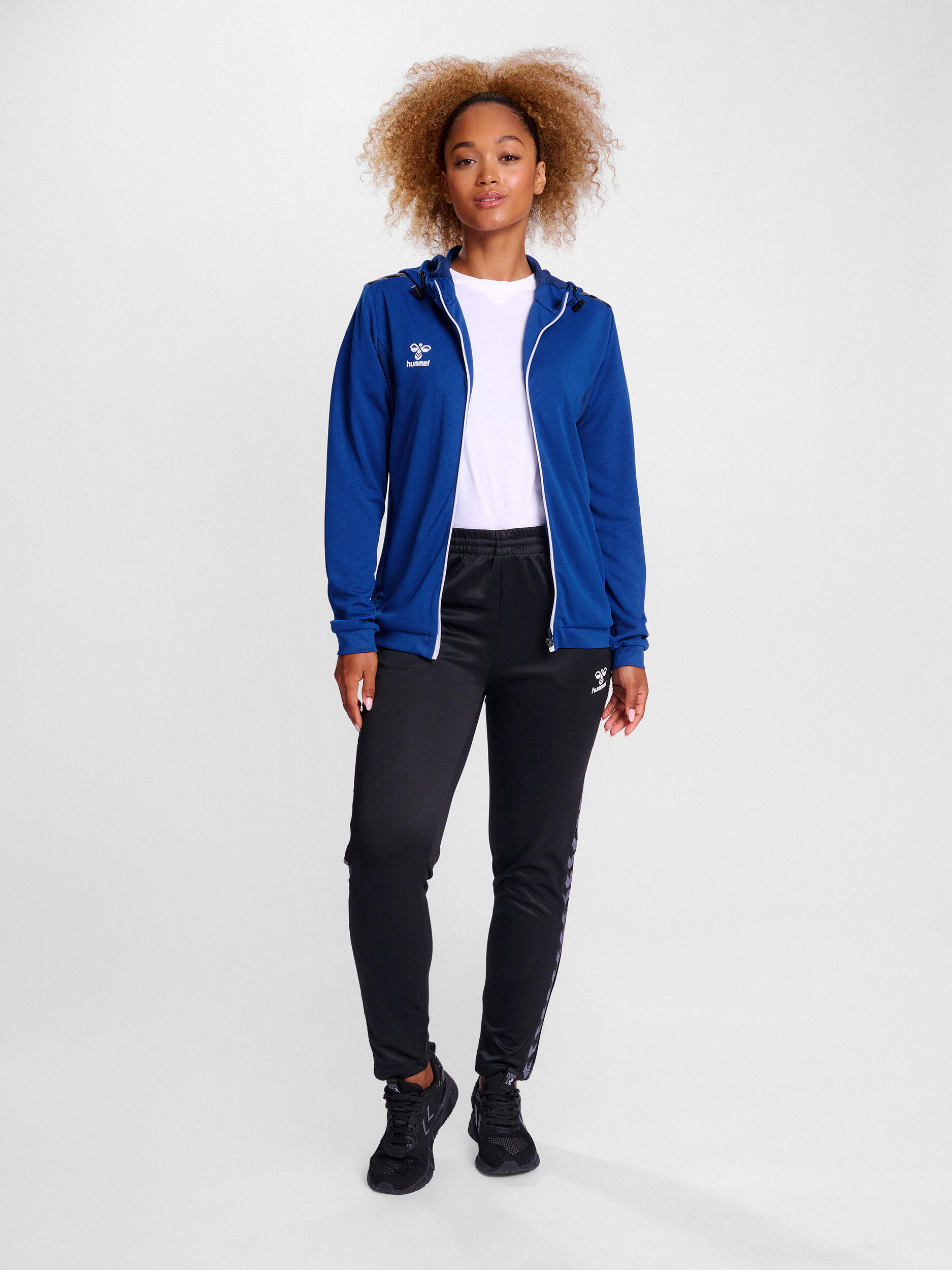 Damen-Trainingsjacke mit Kapuze Hummel Authentic Pl 2/7