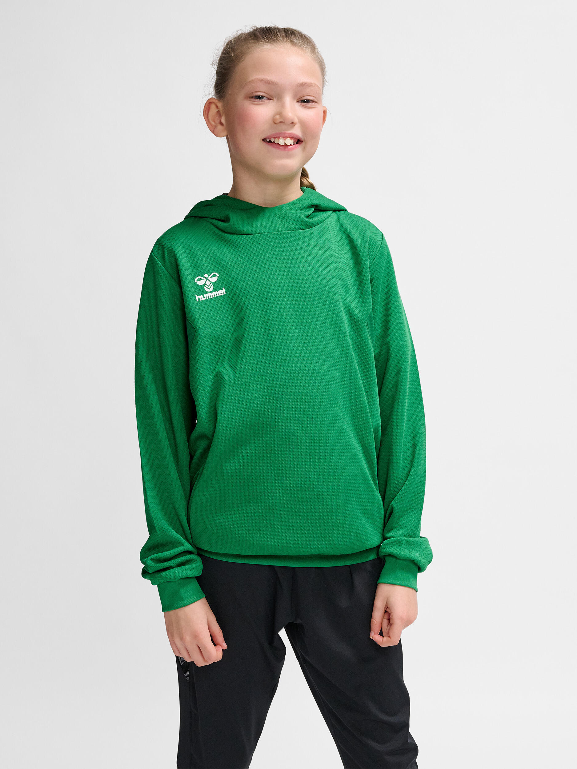 Felpa con cappuccio in poliestere per bambini Hummel Authentic 2/7