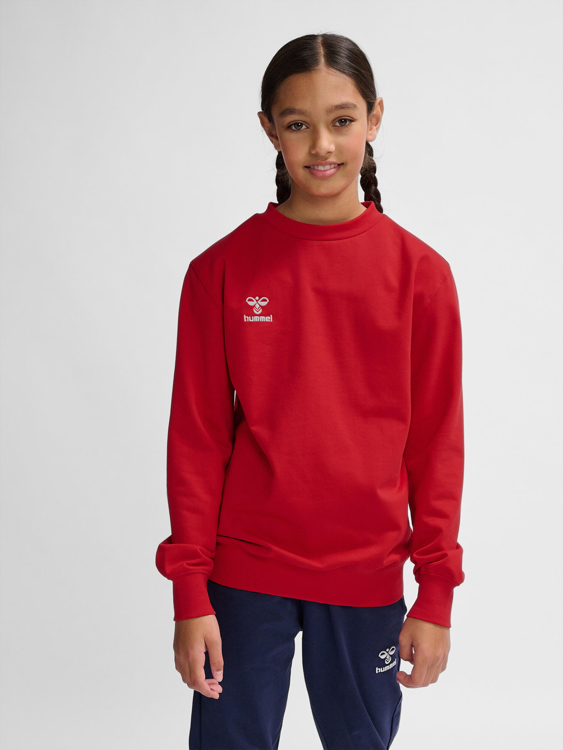 Hummel Hmlgo Sudadera Con Capucha Para Niños: Algodón 80%, Cremallera Completa, Color Verde
