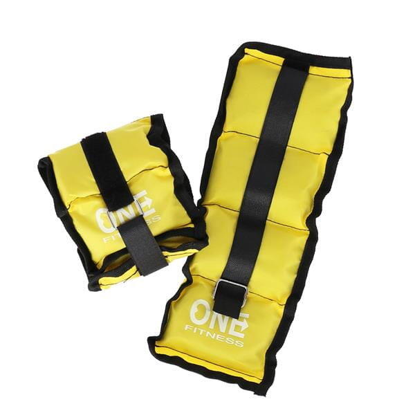 One Fitness - Protège-chevilles One Fitness Ww02 - Haltères Reglable - Jaune|noir - 1,5 Kg - Decathlon