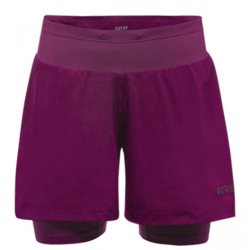 Damen Running Shorts Gore R5 2-IN-1 Shorts