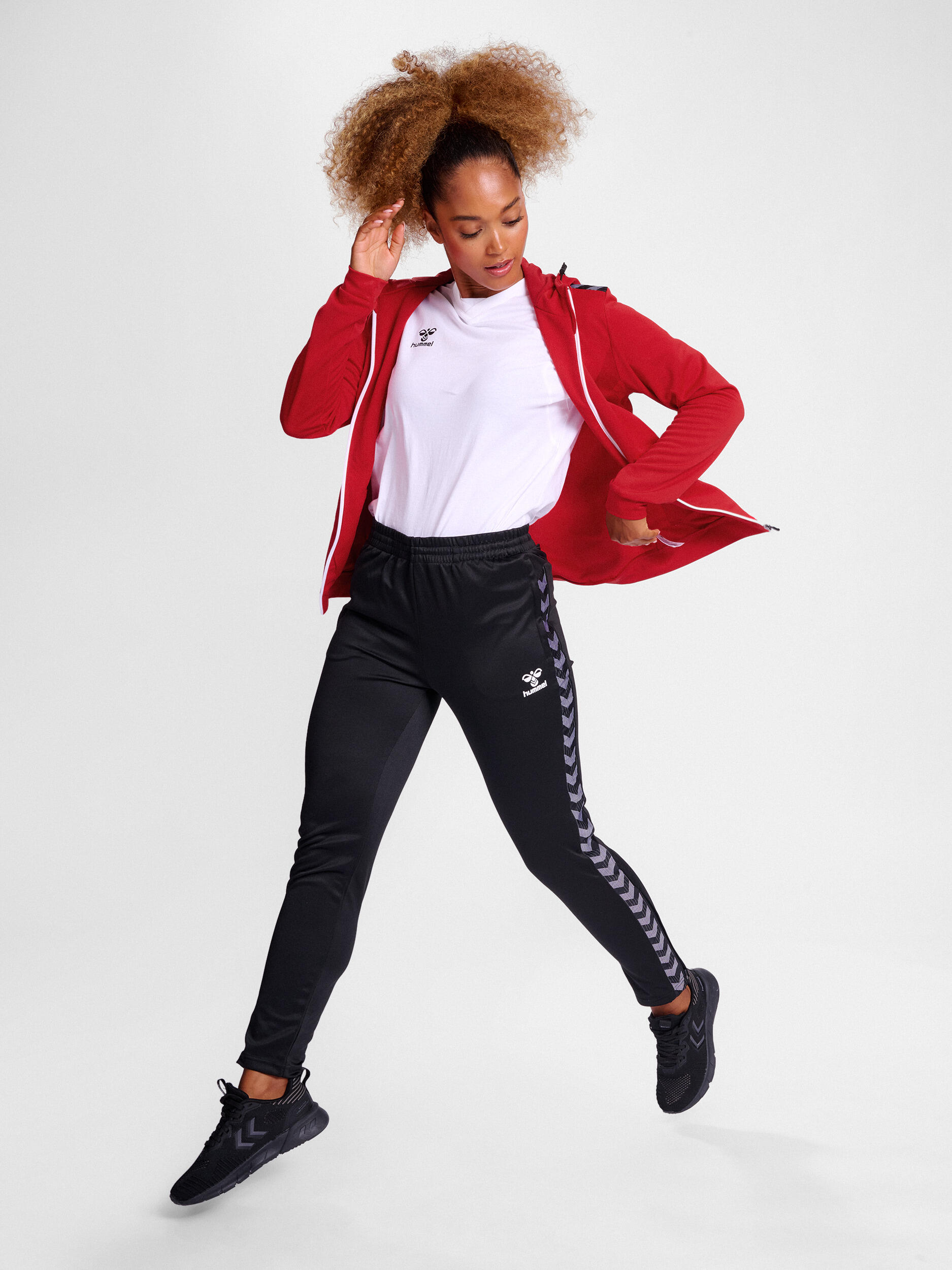 Damen-Trainingsjacke mit Kapuze Hummel Authentic Pl 2/7