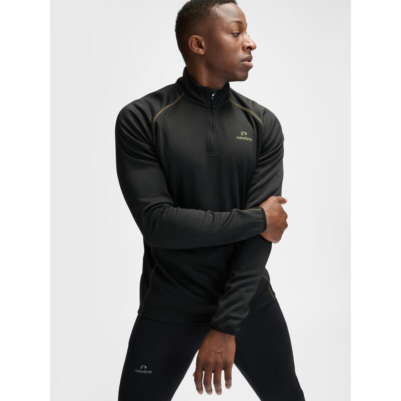 Media Cremallera Zip Mono Nwlagile Running Hombre NEWLINE