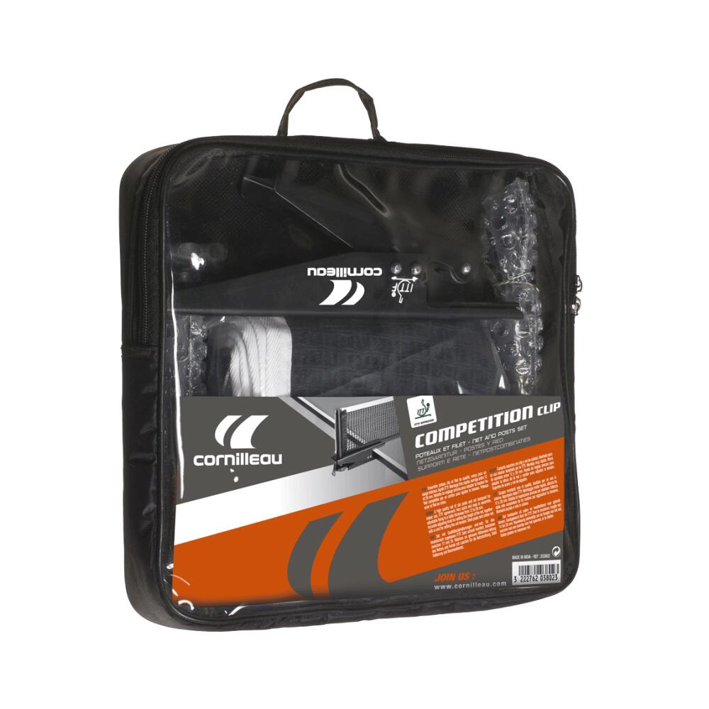 Conjunto de rede de ping pong clip ittf cornilleau