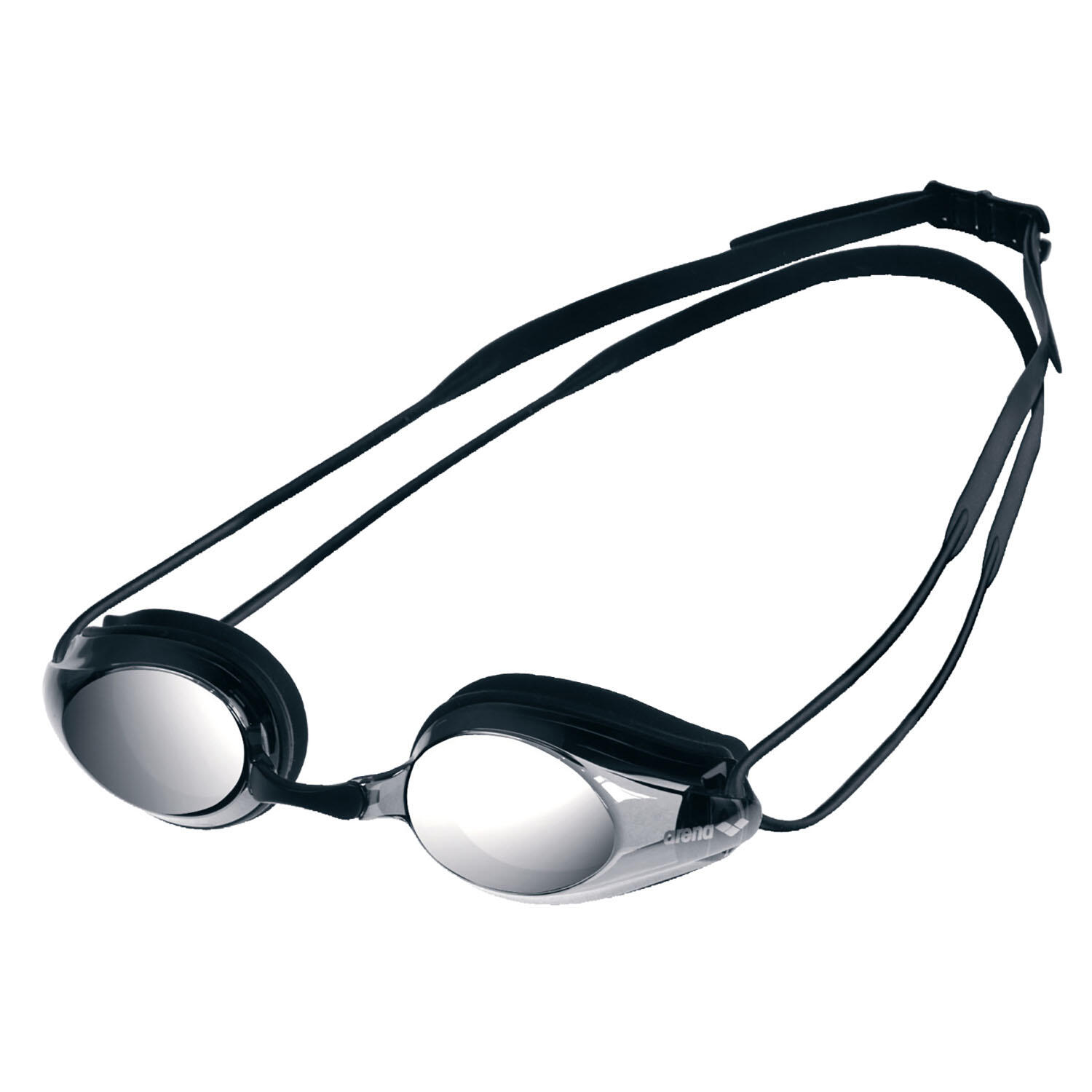 Arena Zwembril Tracks Mirror Zilver