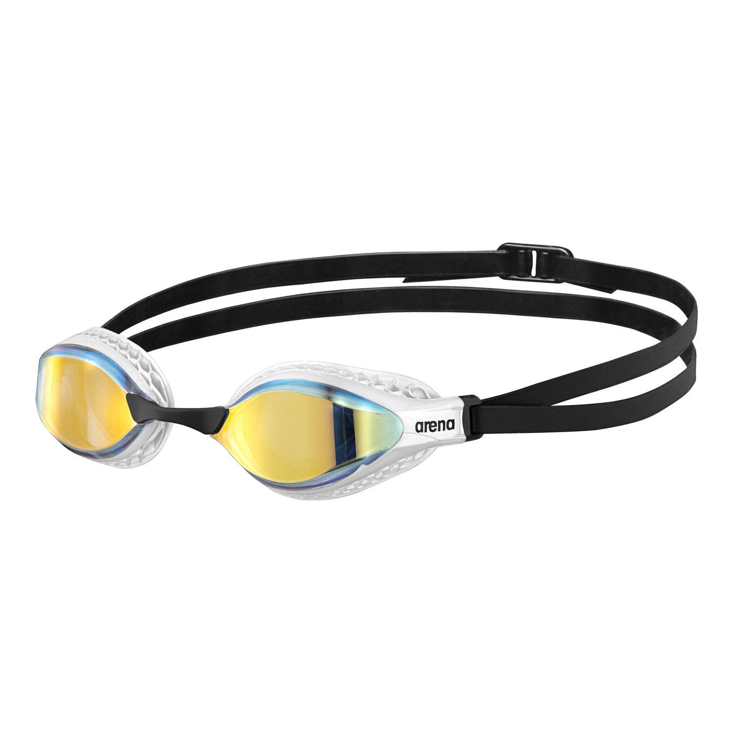 Arena Airspeed Mirrored Goggles - Yellow Copper / White 1/5