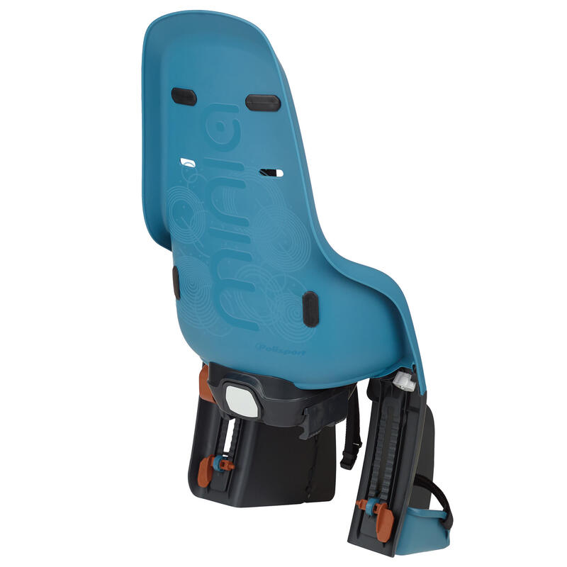 Hinterer Fahrradsitz für Gepäckträger MINIA Blau
