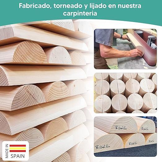 TWR ®Tronco Propioceptivo de Madera+5 video clases /Woodroller 7/8