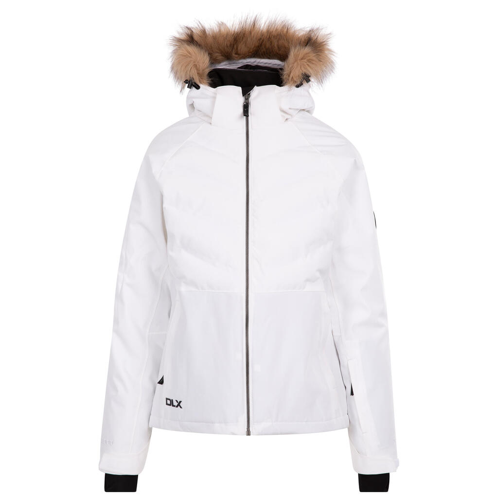 Womens Down Touch Filling Wind Resistant Waterproof Ski Jacket - Gaynor