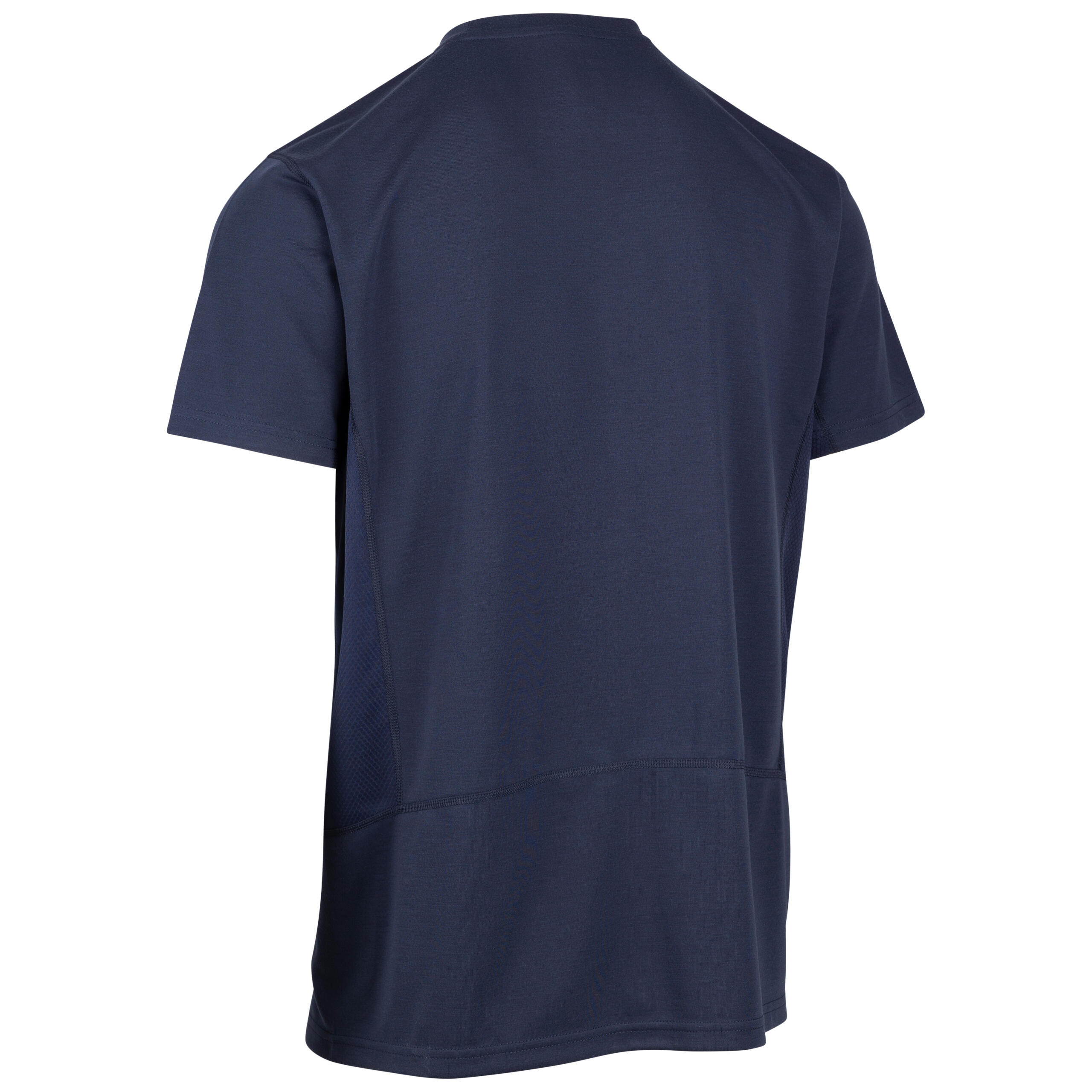 Mens Casual Short Sleeve T-Shirt QuickDry Contrast Side panels Garvey 2/2