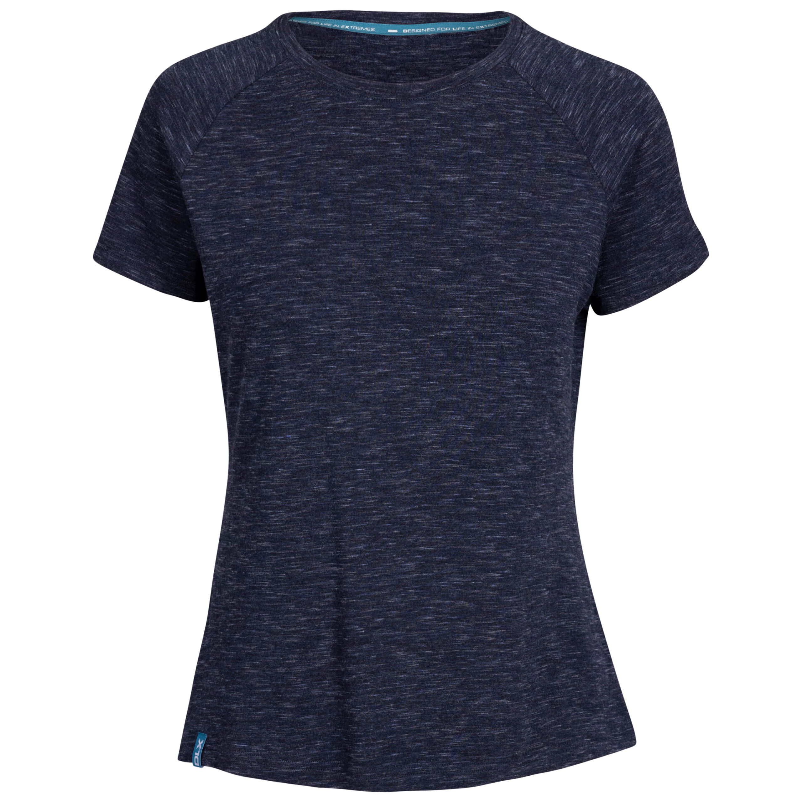 DLX Womens Raglan T-Shirt Short Sleeved Activewear Top Quick Dry Katie