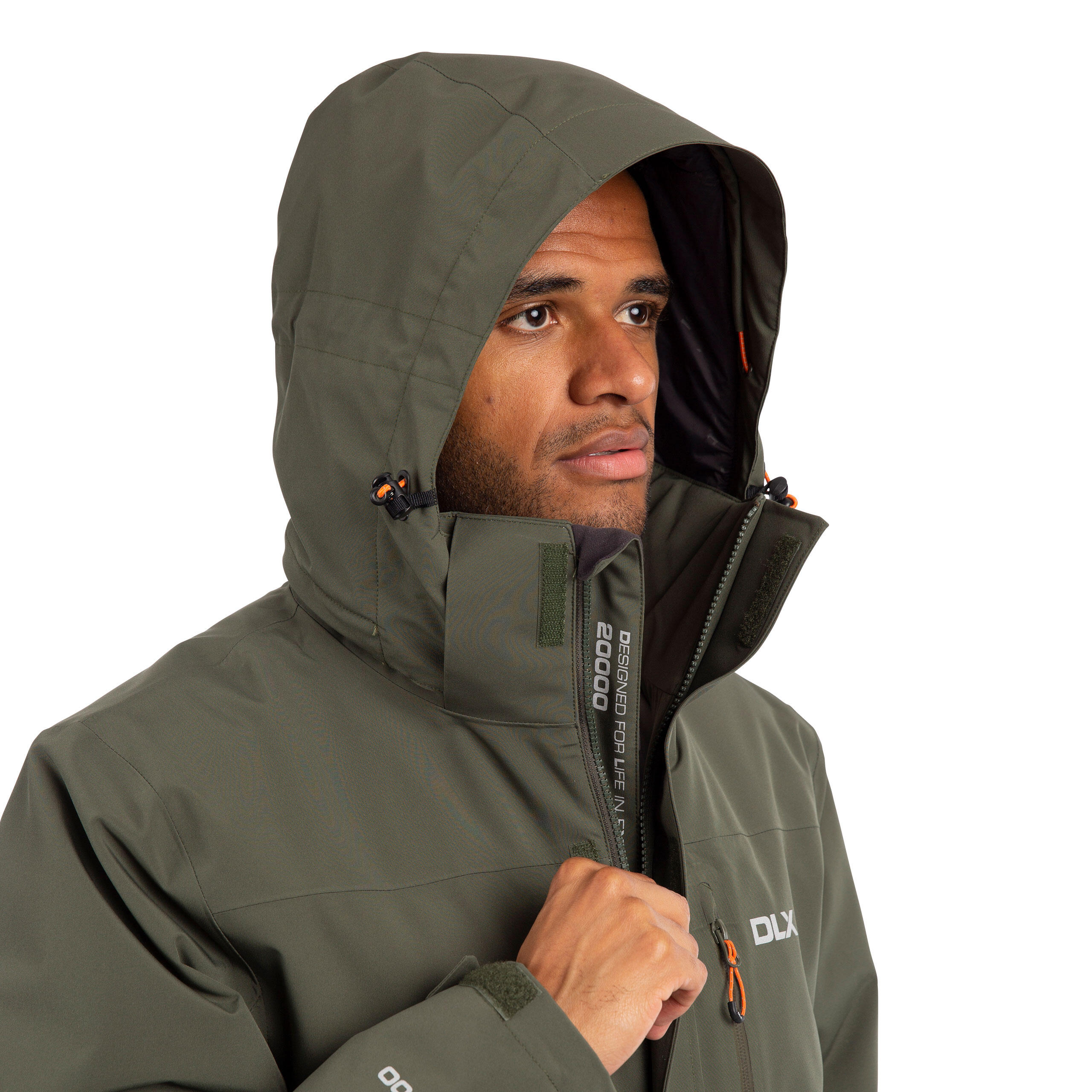 Mens Waterproof Jacket Padded Zip Off Hood Oswarm 5/5