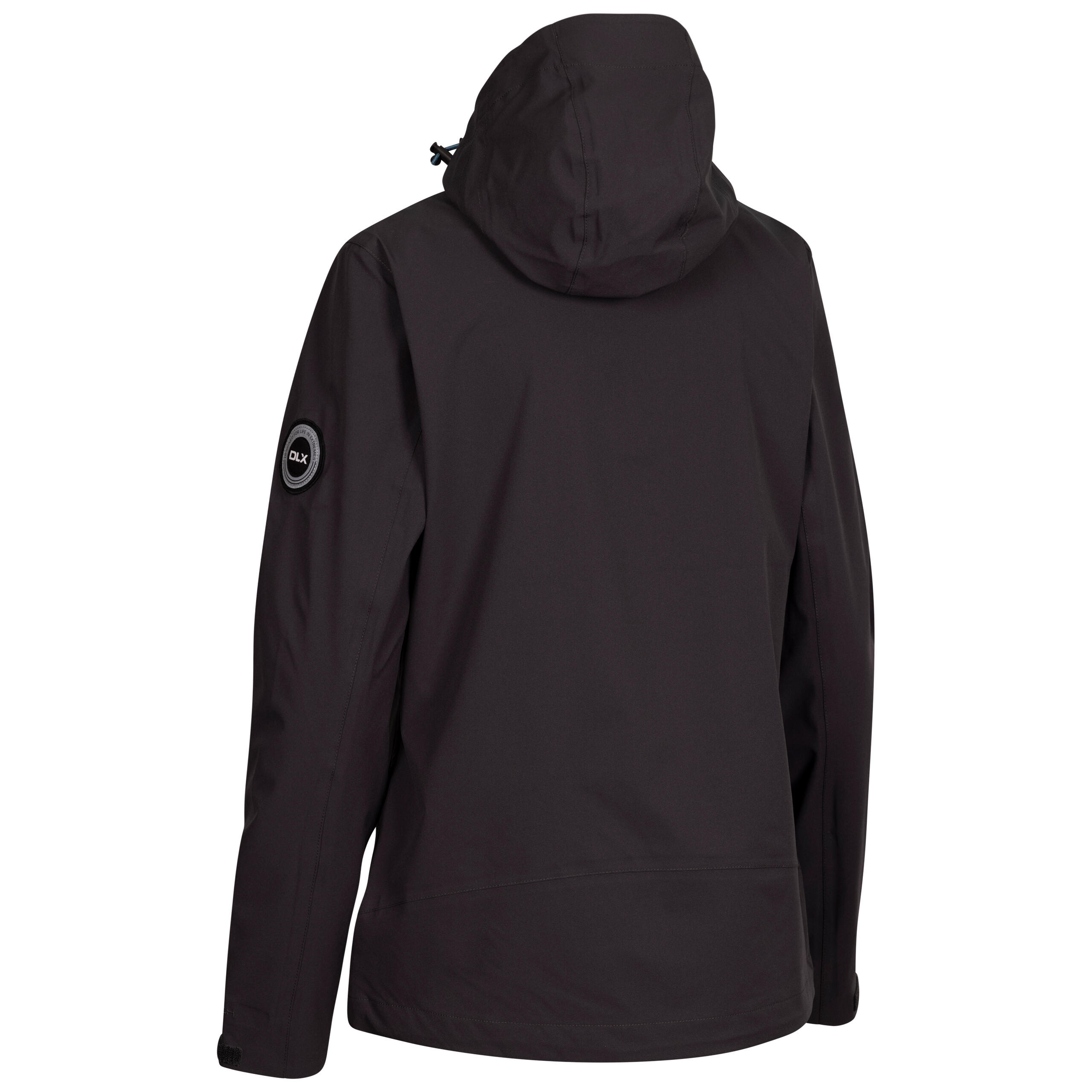 Womens Waterproof Jacket With Zip Off Hood, Pockets, Adjustable Cuff Katya 2/2