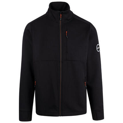 Dlx Travis sweat zippé homme noir à capuche réglable