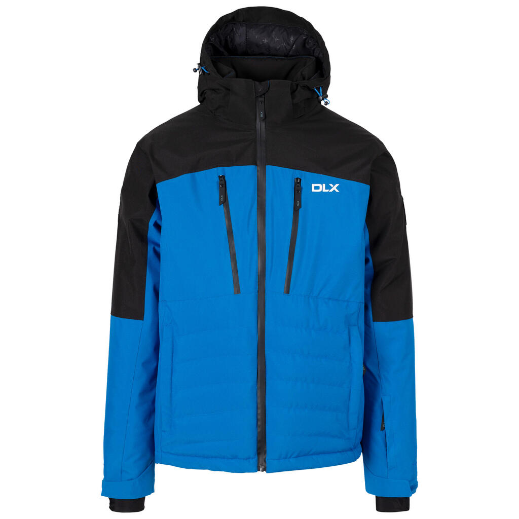 Mens Quilted Panels Down Touch Filling Waterproof Ski Jacket - Nixon