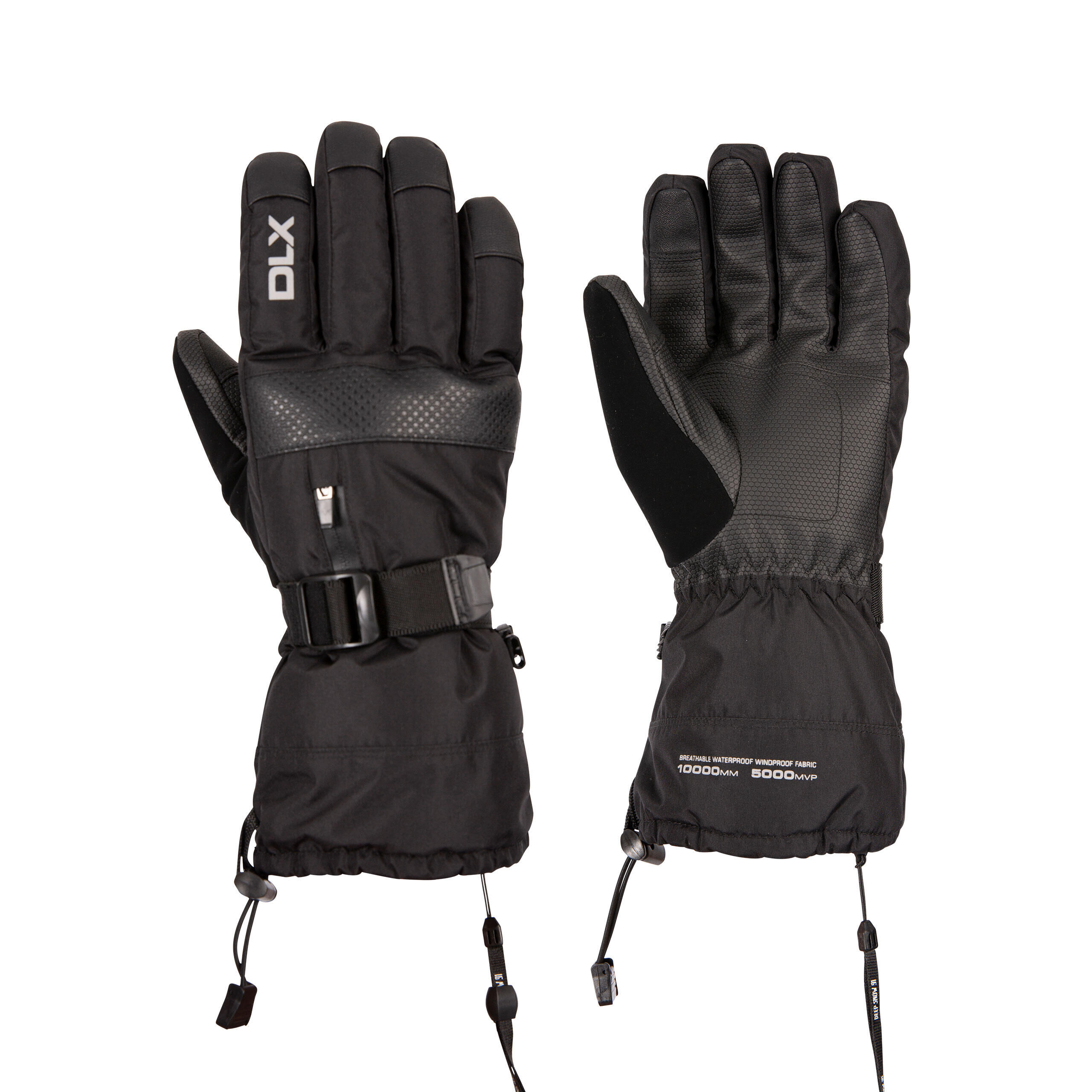DLX Mens Gloves Waterproof Tricot Lined Lindley