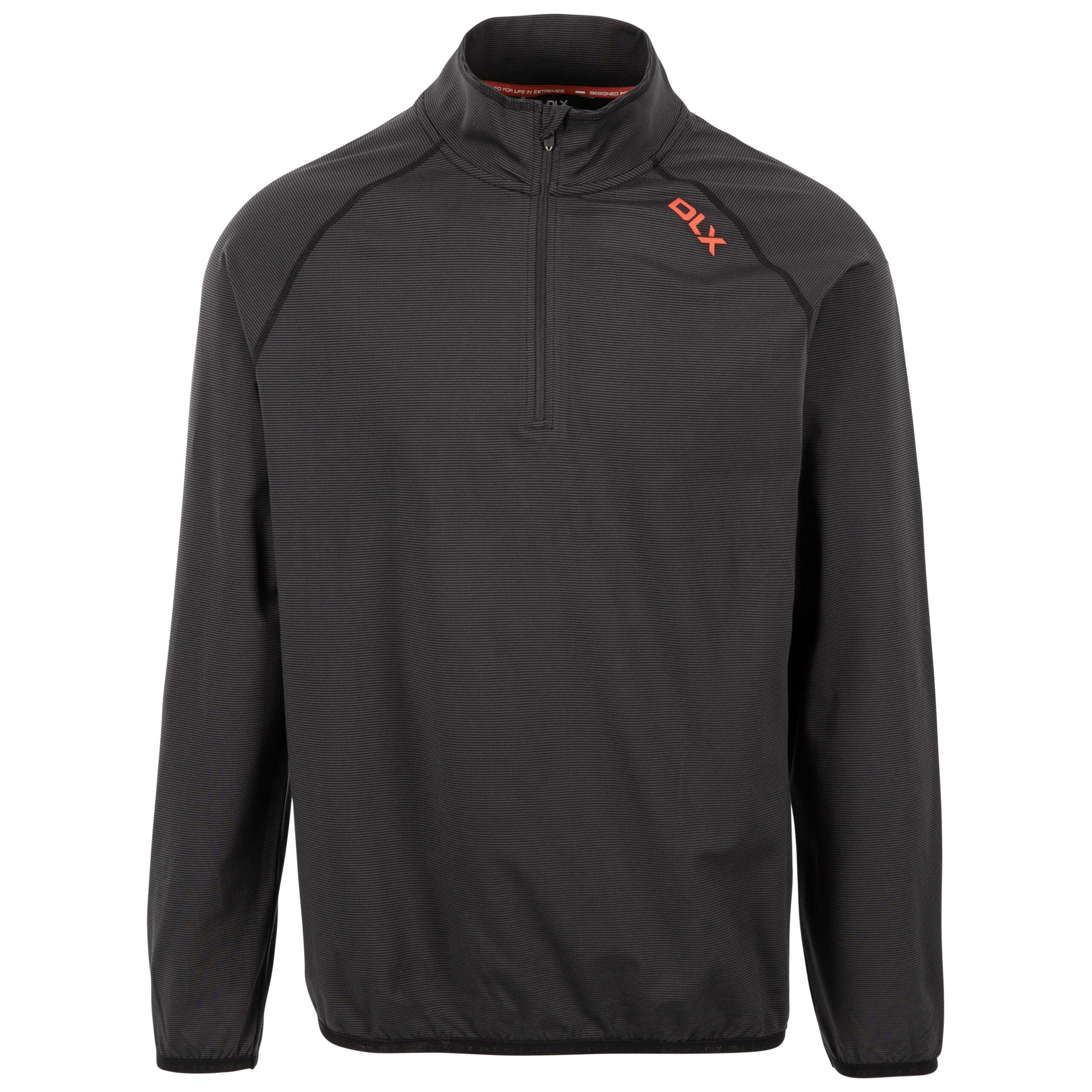Dlx Hulton - Mannelijke Dlx Half Zip Zwart 1/2