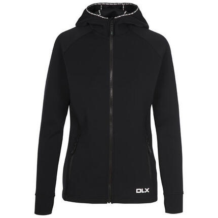 Dlx Anais sweat à capuche zippé femme noir