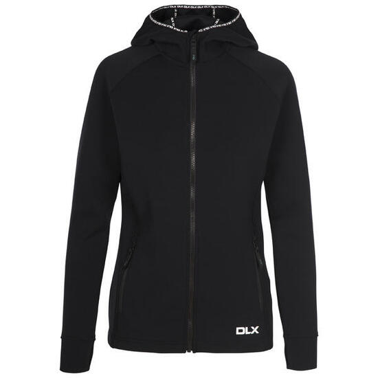 Dlx Anais sweat à capuche zippé femme noir