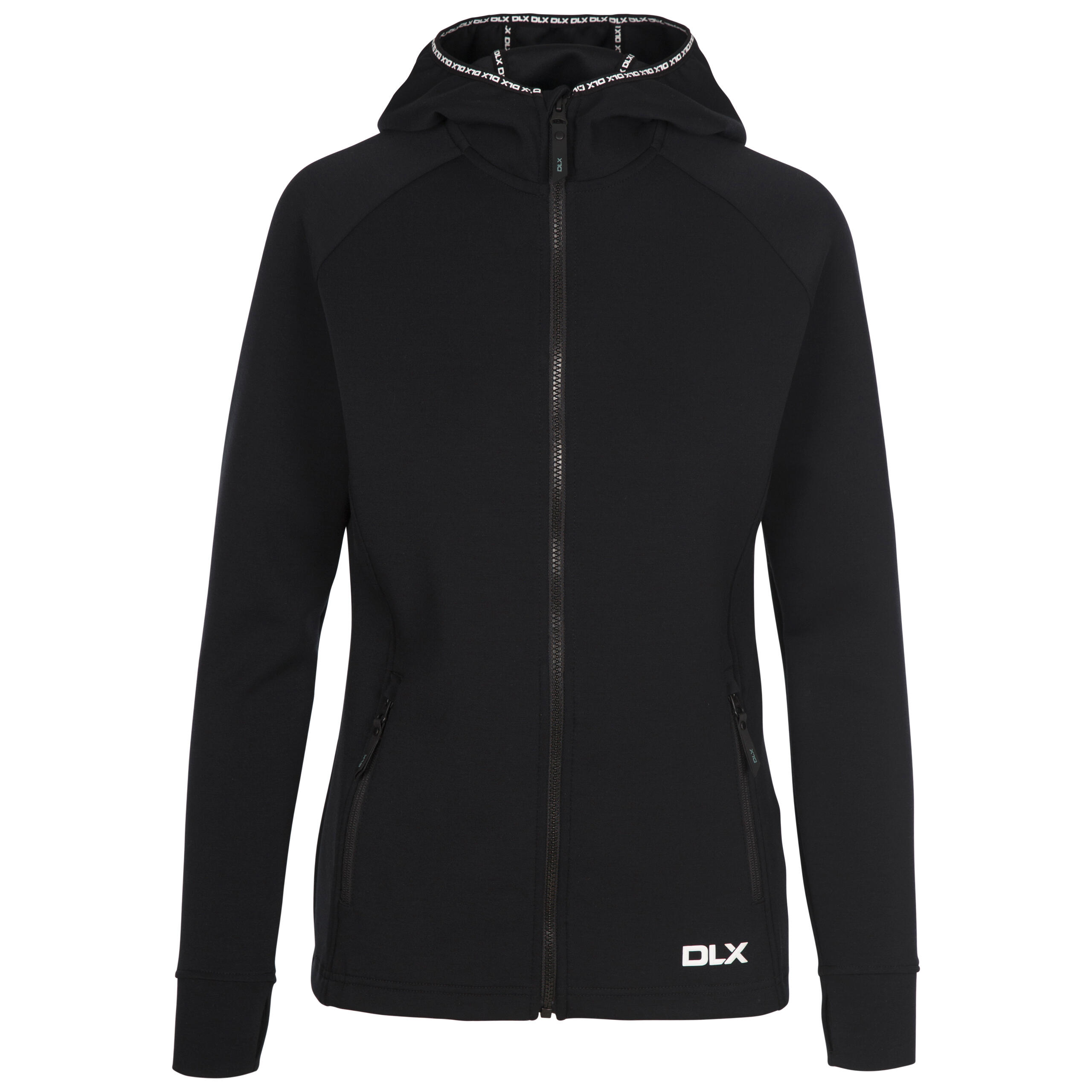 Womens Hoodie Full Zip with 2 Zip Pockets Anais 1/2